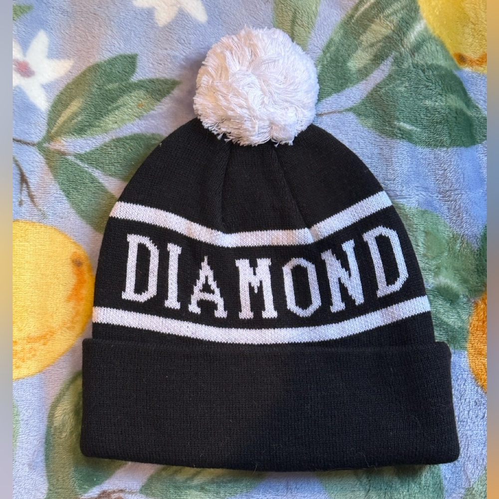 Diamond Supply Co Pom Beanie